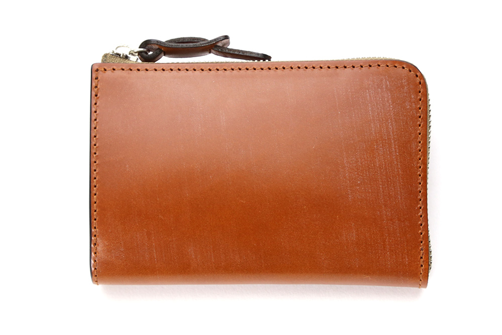 face -Bridle Leather- L字ファスナー折財布（ウォレットコード用金具無し）