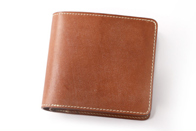 full grain Bridle Leather - 折財布（横型） Slate - Full Grain